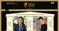 Desktop Screenshot of maltonschool.org