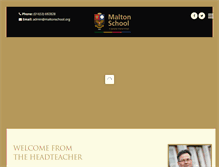 Tablet Screenshot of maltonschool.org